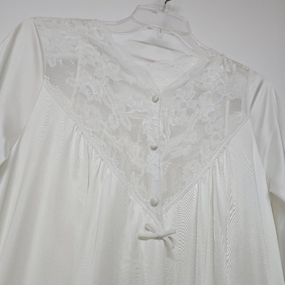 Vintage OLGA Nightgown And Robe Set Size PETITE - Picture 4 of 11